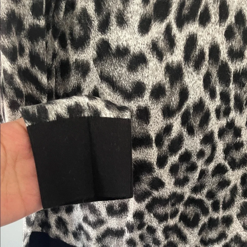 Michael Kors Animal Print Cold Shoulder Top